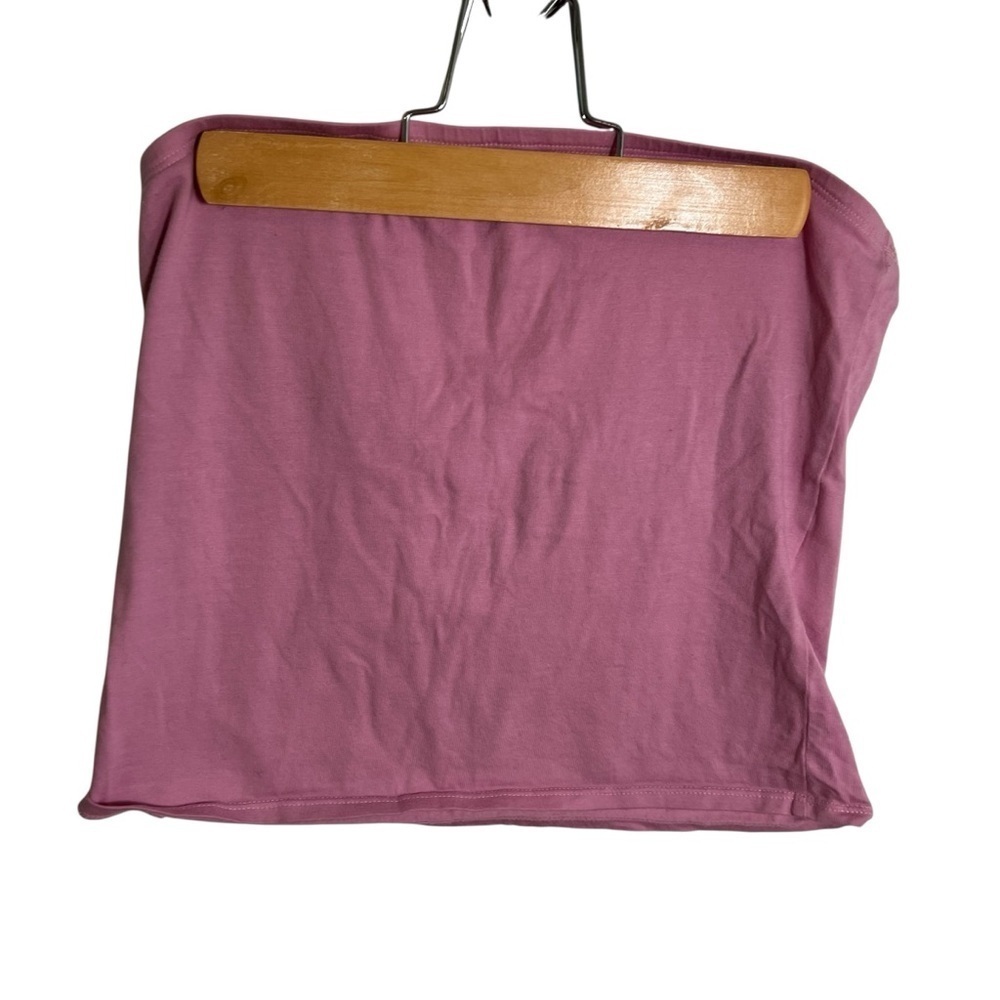 Divided H&M Basic Women's Size Medium Tube Top Pink Purple Strapless Stretch